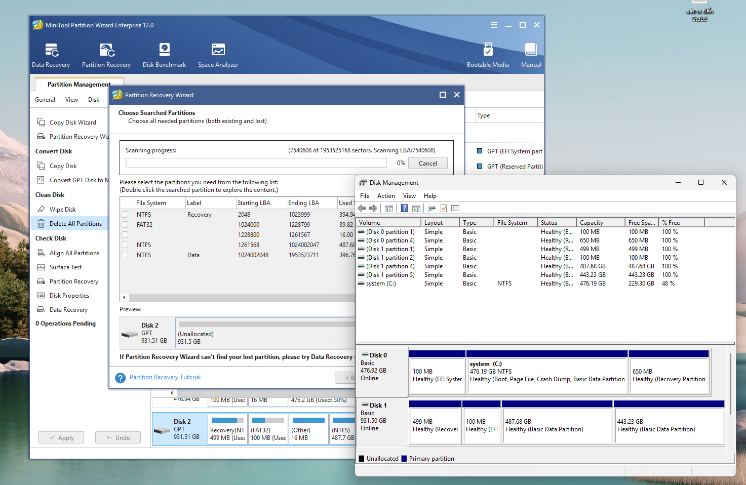 Recover Lost Partition Easily with MiniTool Partition Wizard!If you have ever deleted a partition by mistake or your hard drive has a problem and you can’t see the data — don’t panic!
